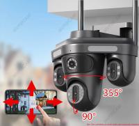Cámara De Seguridad IP 12MP 6K HD Wifi Exterior Con Pantalla Tríplice Pantalla 360° PTZ CCTV Inalámbrico Smart IP1C360 Para Hogar - details 6