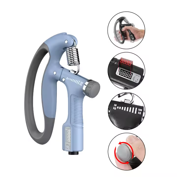 Ajustable Entrenador De Mano Y Muñeca Para Fitness Expansor De Dedos Con Resort Para Mejorar La Fuerza 10-100Kg - 1