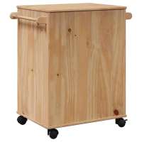 vidaXL Carrito de cocina OTTA madera maciza de pino 59x45x80 cm - details 5