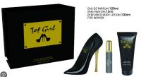 ESTUCHE DE 3 PIEZAS TOP GIRL BLACK CON EAU DE PARFUM TOP GIRL BLACK 100ML 861-----CONTIENE PERFUME TOP GIRL EDP 100ML, PERFUME TOP GIRL EDP 15ML Y UN BODY LOTION 100ML-------MARCA TIVERTON - details 0