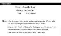 Bolso De Hombro Pequeño Para Mujer En Cuero PU Suave Vintage Moda Cruzado Bolso De Mano Para Teléfono Móvil Con Cierre De Cremallera - details 0