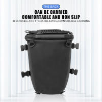 Bolsa De Motocicleta Para Asiento Trasero Impermeable Con Funda De Lluvia Y Diseño De Fibra De Carbono Bolsa De Almacenamiento Rígida Para Viaje Y Casco De Motocicleta - details 21