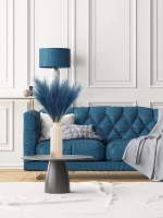 10pcs De Pampas Artificiales 55cm/21.65 Pulgadas Altas Rejas De Terciopelo Falso Grama Para Relleno De Vaso De Piso Decoración De Hogar - details 3