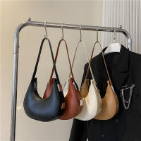 Bolso De Hombro Para Mujer Yogodlns Nueva Primavera Color Sólido Forma De Media Luna Lujo PU Cuero Bolsos Versátiles Con Funda - details 24