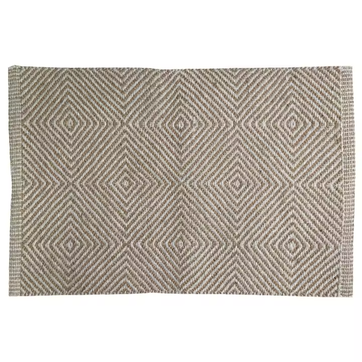 Alfombra Dormitorio Sala Entrada Estilo Boho Étnica Esparto Yute Hindú Kerala - 7359000-4 - 1