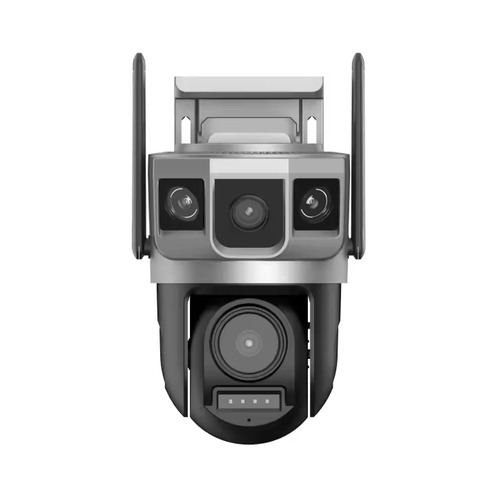 Cámara De Seguridad IP Exterior HD 6K 12MP Con Visión Nocturna Y Detección De Corpo PIR Cámara Inalámbrica WIFI 4G SIM Tarjeta Triple Pantalla CCTV - 1