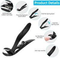Cortaúñas de Cabeza para Personas Mayores, Cortaúñas ergonómico para Uñas Grutas, Curvado - details 0