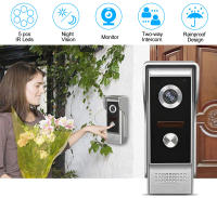 Nueva Intercomunicador De Puerta Con Cámara De Video Exterior Sistema Wired Visión Nocturna Infrarroja 700TVL Impermeable Para Casa Apartamento - details 0