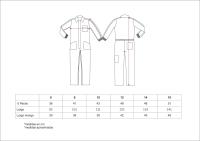 Workteam mono o buzo de trabajo de niño con Cuello Solapa a Juego con puños. Infantil. REVISAR TALLA DESCRIPCIÓN - details 0