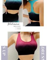 Sudadera Deportiva De Mujer Alta Estiramiento Cogido Transpirable Para Gimnasio Running Yoga Con Forro Sin Costuras Crop Top Vestidos De Deporte Gradiente V - details 10