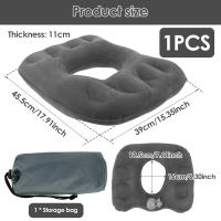 Cojín Donut Inflable Ajustable Ligero Y Resistente Al Desbordamiento Silla De Apoyo Para Alivio De La Dorado Y Moderno Para Adultos - details 3