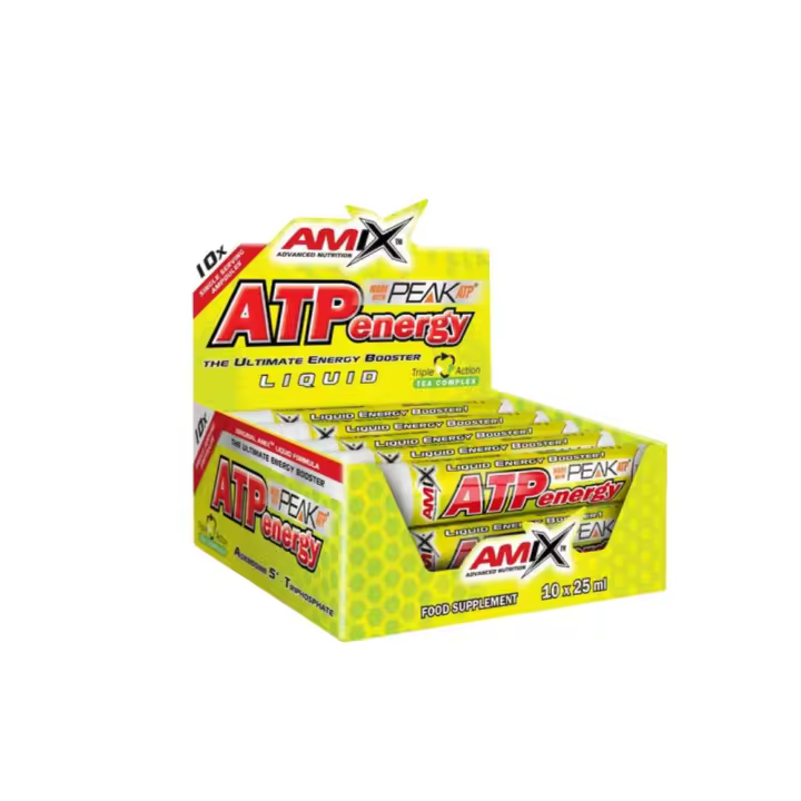 ATP Energy Liquid 10x25 ml  Fórmula Pre-Entreno Líquida de Rápida Absorción  Amix™ - 1