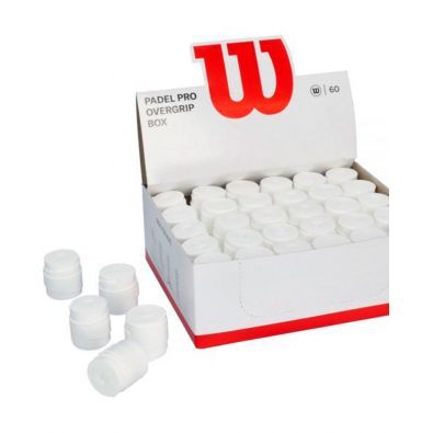 CAJA WILSON PRO OVERGRIP PADEL BLANCO 60