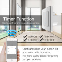 Interruptor Inteligente WiFi MOES Para Cortinas Motorizadas Y Rollos Blindados Compatible Con Tuya Smart Life App Alexa Google - details 3