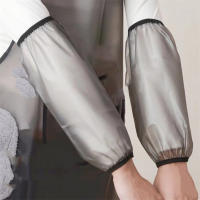 2 Pares De Sobresalientes TPU Impermeables Antipolvo Para Limpieza Del Hogar Cubierta De Brazo Protectora Accesorios De Delantal Para Cocina - details 0