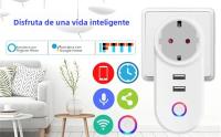 Enchufe Inteligente WiFi 16A Con Enchufe Israelita Control Por Voz De Alexa Y Google Home Función De Tiempo Tuya APP Hogar Inteligente Protección Contra Sobrecargas - details 9