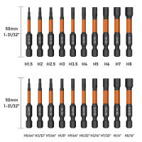 Juego De 10 Piezas De Brocas Allen De Cabeza Hexagonal S2 Acero Magnéticas De 50-100mm Hex-Shank H1.5-H8 Para Destornilladores Métricos - details 5