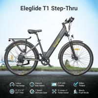 Ebike Bicicleta Carretera Bici 27.5 Pulgadas Bicicleta Electrica trekking Eleglide T1 Step-Thru Neumáticos CST Batería de 36V 13Ah Motor sin escobillas 250W 25Km/h 7 velocidades Shimano 100km de alcance máximo Impermeable IPX4 Carga máxima de 120kg - details 0