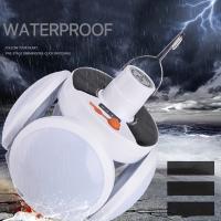 Lámpara De Mesa Recargable Portátil Con Solado Solar Para Camping Iluminación De Emergencia Con Mango Y Control Remoto Bombilla Plegable Para Tienda De Campaña - details 1