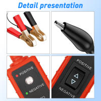 Prueba De Circuito Eléctrico Con Luz De Prueba 6-24V DC Identificador De Continuidad Polarity Automotriz Componente Electrónico - details 8