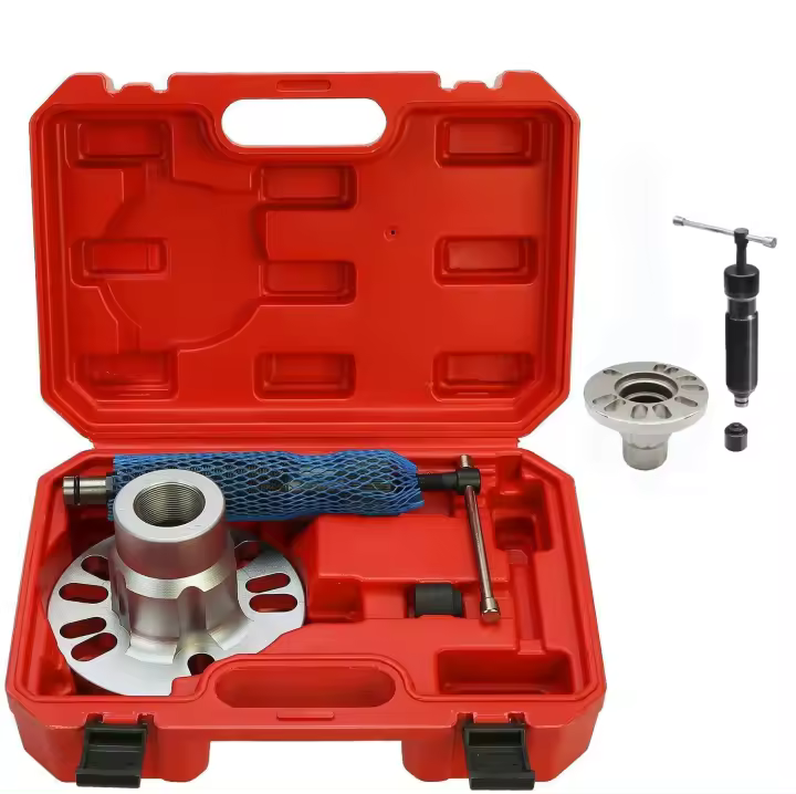 JOMAFA - Kit profesional extractor para bujes, tambor y rodamientos hidráulico 10T universal (96 - 125mm) - 1073 - 1