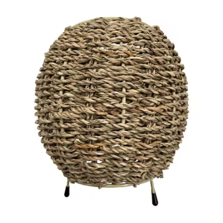 Lámpara de Mesa -Base de Mimbre - Casquillo E27/E14 - 1