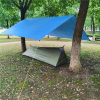 Carpa De Camping Individual Ligera Con Red De Mosquitos Para Excursionistas Carpa De Un Habitáculo Con Material De Tela 600D Oxford Y Reflectante - details 8