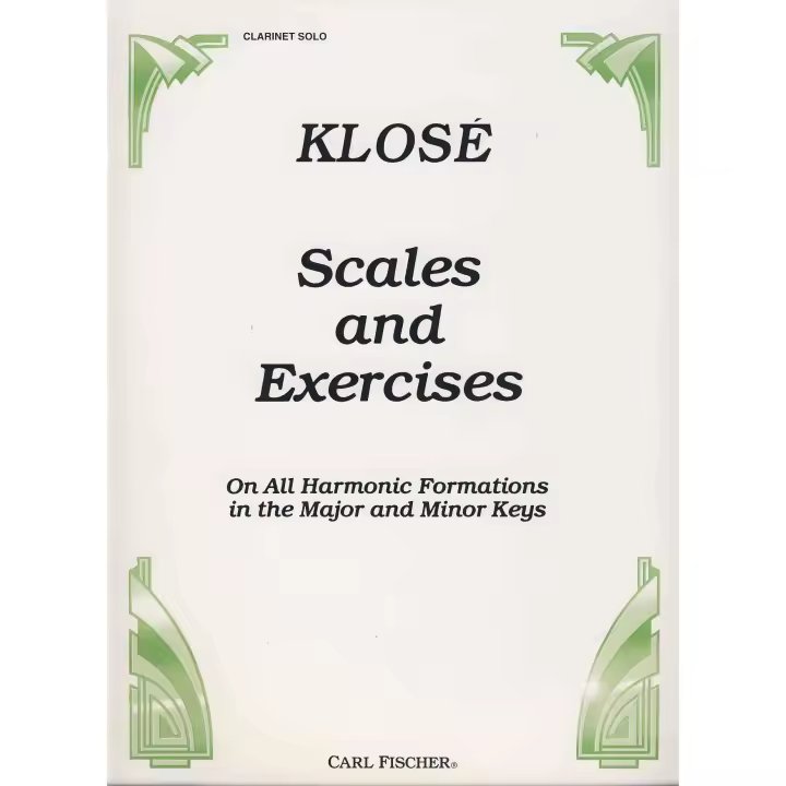 KLOSE H.E.-Escalas y Ejercicios en todas las Formaciones Armonicas Mayores y menores para Clarinete - 1