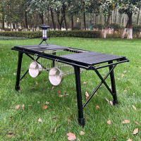 Cesta De Drenaje Para Camping IGT Con Soporte Para Platos Tazas Y Ollas Cesta De Almacenamiento Para Mesa IGT Estante De Expansión Lateral De Escritorio Material De Acero Inoxidable 304 - details 7