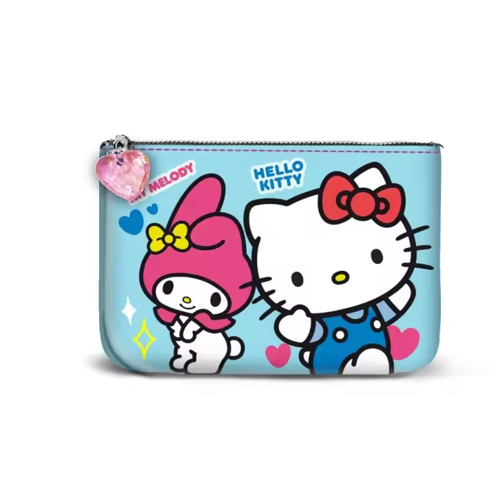 Monedero Friendship Hello Kitty 9x12,5x2cm. - 1