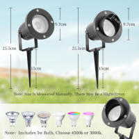 Lámpara De Jardín LED IP65 Impermeable Luz De Escenario Al Aire Libre Para Paisajismo Y Decoración De Caminos Luz De Fosa Exterior - details 3