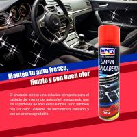 ENERFERO-Limpia Salpicaderos Coche en Spray, Limpiador Tapiceria Coche,Limpia Tapicerias Coche Vinilo Y GOMA-Protector Interior Coche Protege Daño UV-Aire Evolución, Varios Aromas, Efecto Mate 400ml - details 3