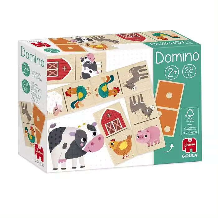 GOULA JUEGO DE MESA DOMINO GRANJA DOMINOS - 1
