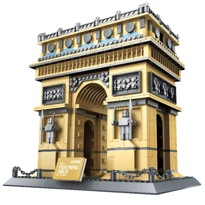 Bloques De Construcción Triumphal Arch De Francia 5223 Arco Triunfal De Francia Juguetes Educativos Para Niños Y Adultos Regalos De Cumpleaños Y Navidad - 1