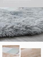 Alfombra Redonda De Peluche Suave Para Sala De Estar Decoración De Hogar Dormitorio Y Habitación De Niños Alfombra Blanca Espesa Para Salon - details 12