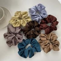 Scrunchies De Satén Para Mujer Accesorios De Cabello Textura Esmerilada Gomas Elásticas Para Pelo Complementos De Moda - details 0