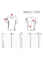 Camiseta Corta Impresión Casual Para Hombres Y Mujeres Algodón Estilo Americano Retro O-Neck Transpirable Para Todas Las Estaciones - details 0