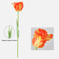 Flor Artificial De Pavo Real Y Ramo De Tulipán 3D Para Decoración De Bodas Y Fiestas En Vaso De Mesa Jardín Interior Y Exterior Toque Realista - details 11