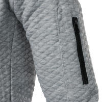 Sudadera Casual Para Hombre Con Cierre De Cremallera Y Collarín De Stand Waffle Para Otoño E Invierno Material Poliéster - details 3