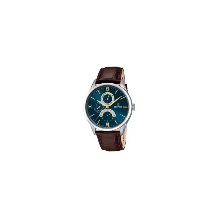 Reloj Festina Hombre Retro F16823/A - Acero, Piel, 50m, Garantía 24 Meses - 1