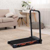 HOMCOM Cinta de Andar Plegable Cinta de Correr 1-6 km/h con Botón de Emergencia Pantalla LCD Mando a Distancia Potencia de Motor 500W Ahorra Espacio 105x56x108,5 cm Negro - details 1