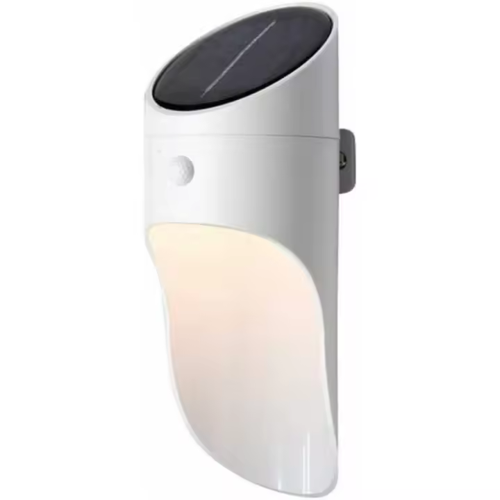 Luz de pared solar creativa Luz solar LED para Exterior Impermeable Cuerpo humano Inducción Blanco Aplique de pared - 1