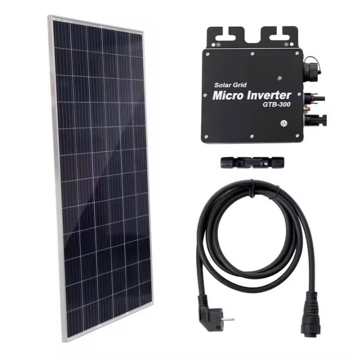 GreenIce  Kit Panel Portable AS SOLAR 330W Tier 1 Policristalino / Microinversor / Enchufe a corriente - 1