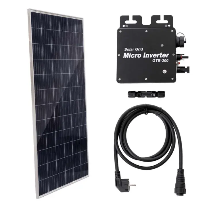 GreenIce  Kit Panel Portable AS SOLAR 330W Tier 1 Policristalino / Microinversor / Enchufe a corriente - 1