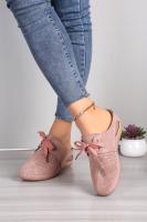 Nuevo Estill de Mulas de media Caña with Tiras y Tacones de cuña para Mujer, sandalias huecas de talla Grande, - details 6
