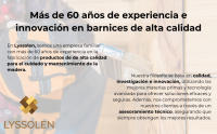 LYSSOLEN - Barniz Acrílico al Agua para Madera Exterior - Protección y Decoración de Maderas al Exterior - Barniz al Agua para Proteger y Embellecer Madera - Resistente y Duradero - details 3