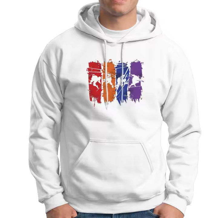 Sudadera con capucha Tortugas Ninja. Leonardo. Raphael. Donatello. Michelangelo. Cowabunga. Varios colores. Todas las tallas. - 1