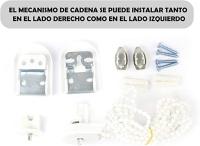 MAXHOME-Estor enrollable translúcido liso,Medida Desde 60 a 180 cm de Ancho,Estores traslucidos de Calidad para Ventanas y Puertas,Varios colores - details 2