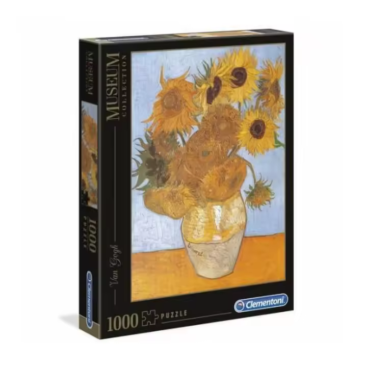 Puzzle 1000 piezas Los Girasoles Van Gogh Musseum Collection de Clementoni - 1