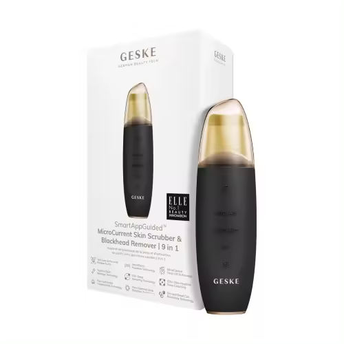 GESKE Limpiador MicroCurrent Skin Scrubber & Blackhead Remover 9 en 1 - Black Gold - 1